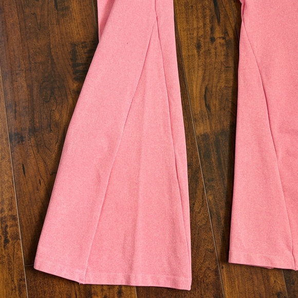 OQQ Pink Flared Leggings Small - Picture 5 of 5